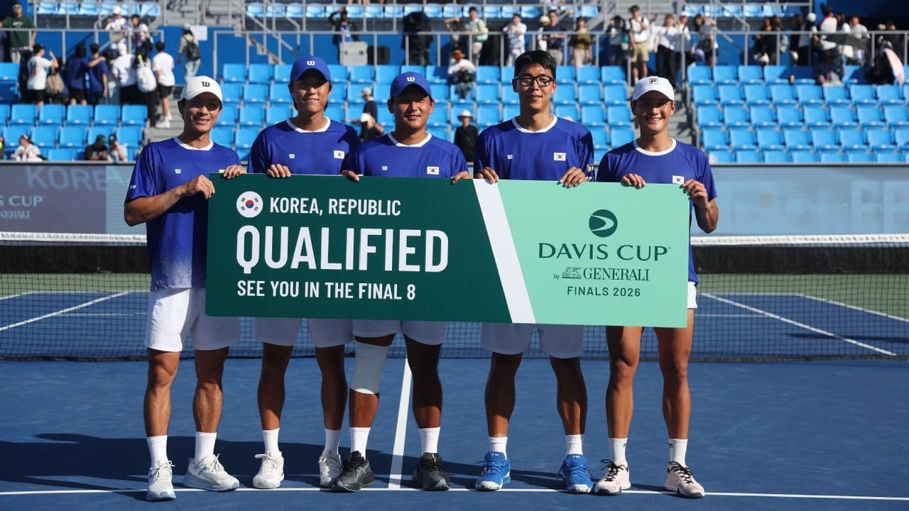 South Korea Makes History as First Asian Nation to Reach Davis Cup Finals